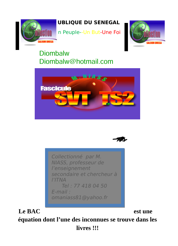 fascicule svt TS2